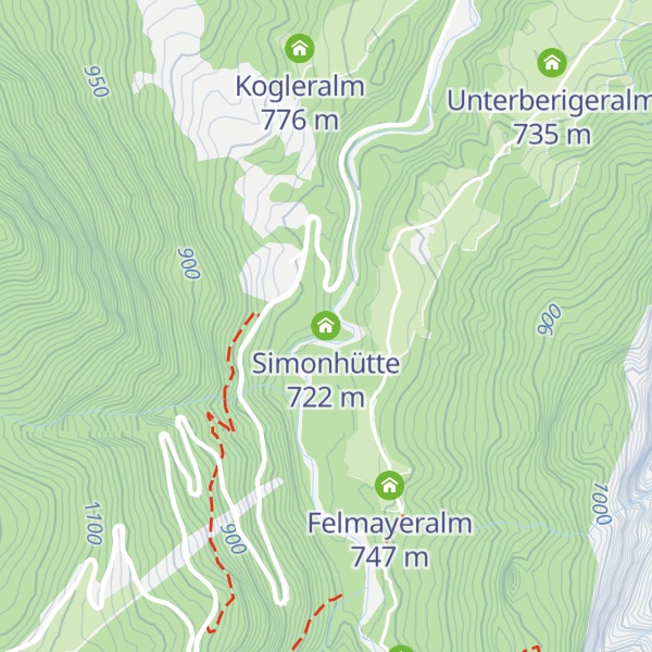 Map of Simonhütte