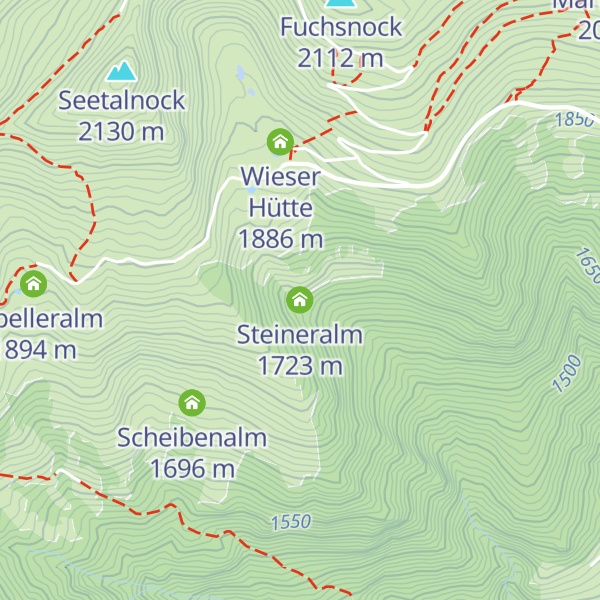 Map of Steineralm
