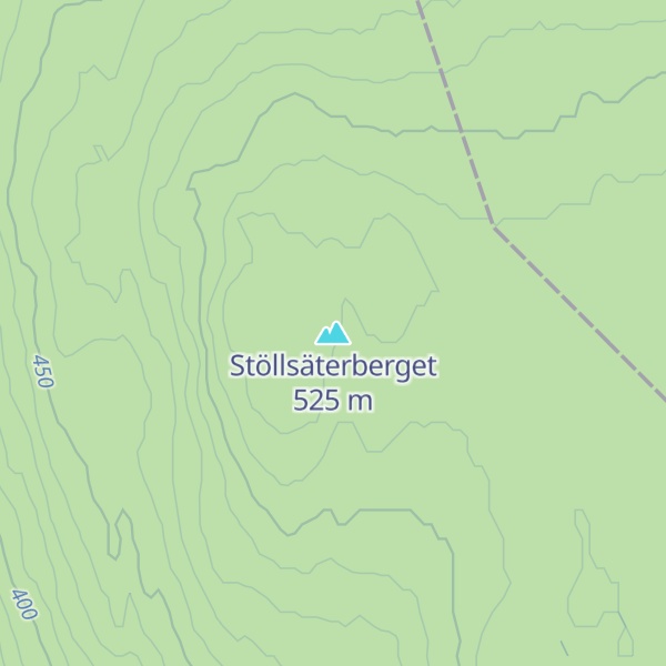 Map of Stöllsäterberget