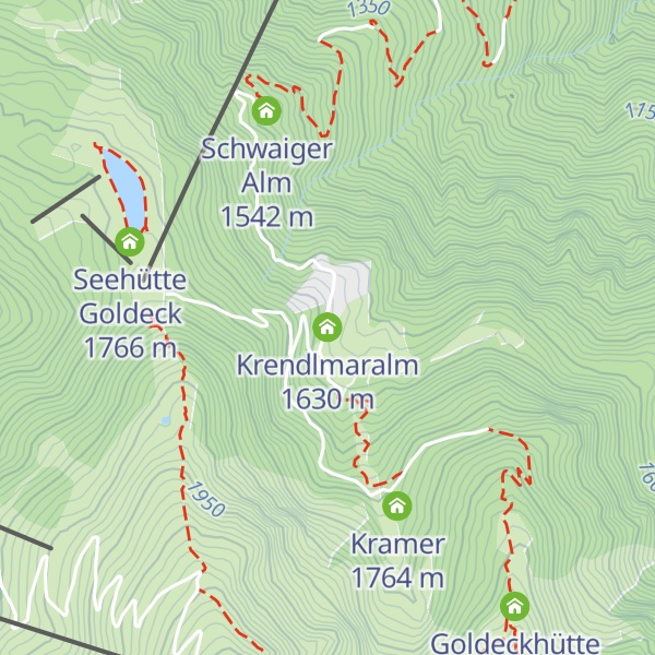 Map of Krendlmaralm