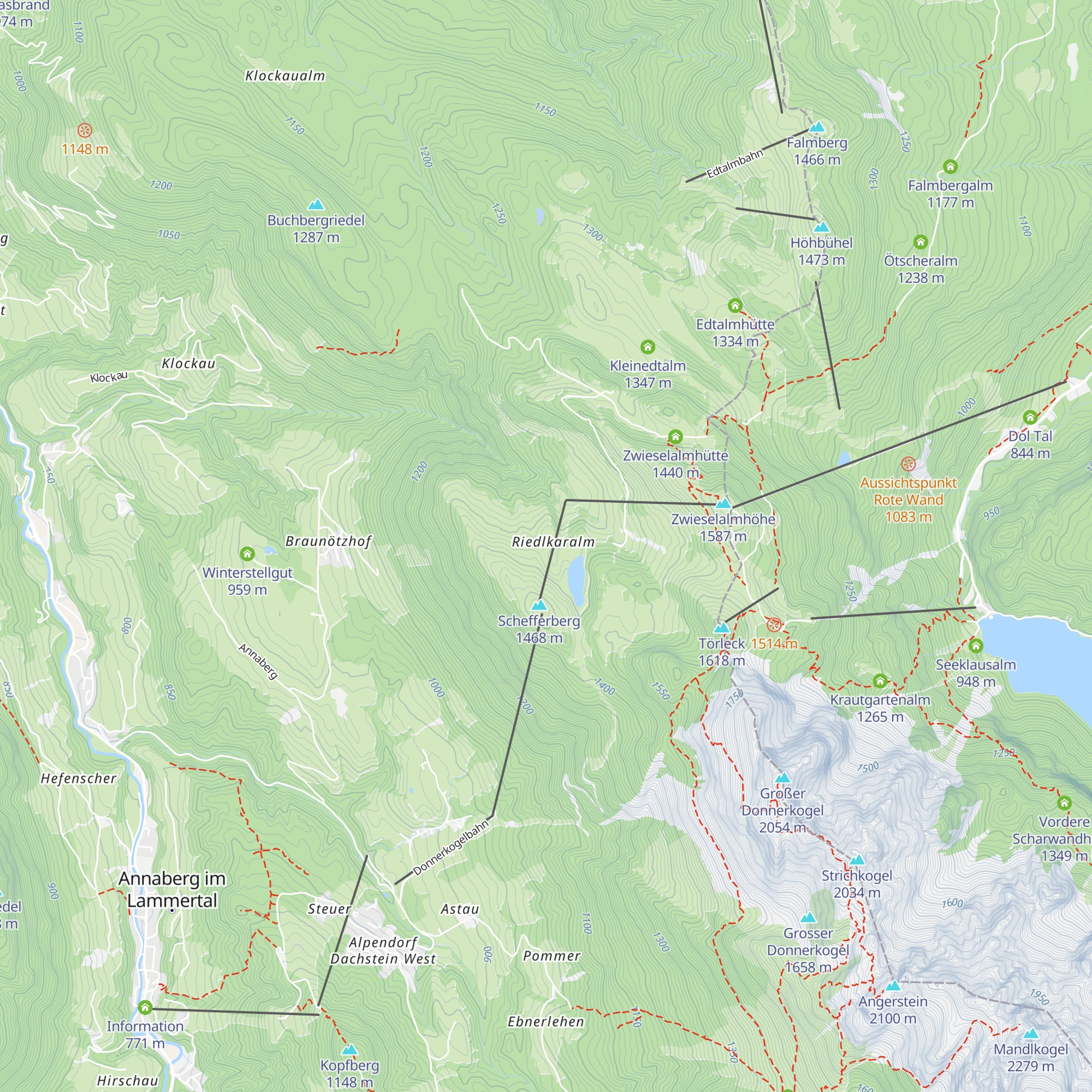 Sportalm map