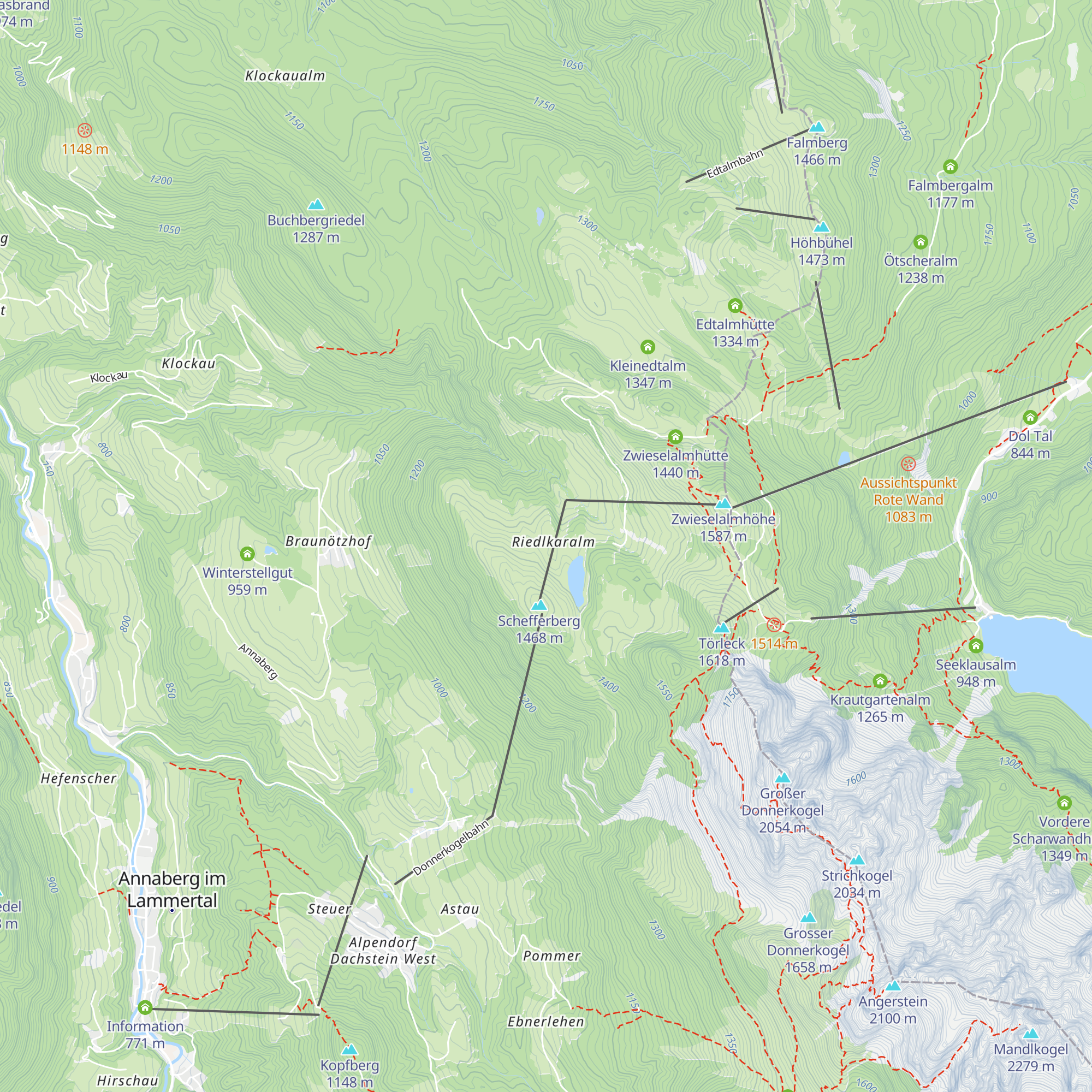 Sportalm map