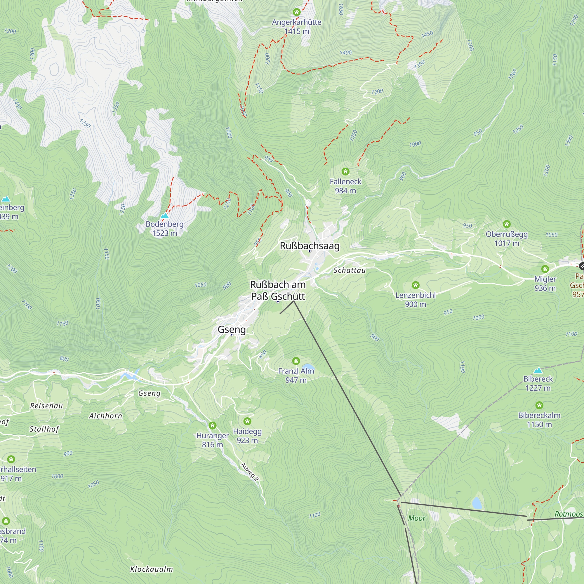 Schirmbar Kreisverkehr map