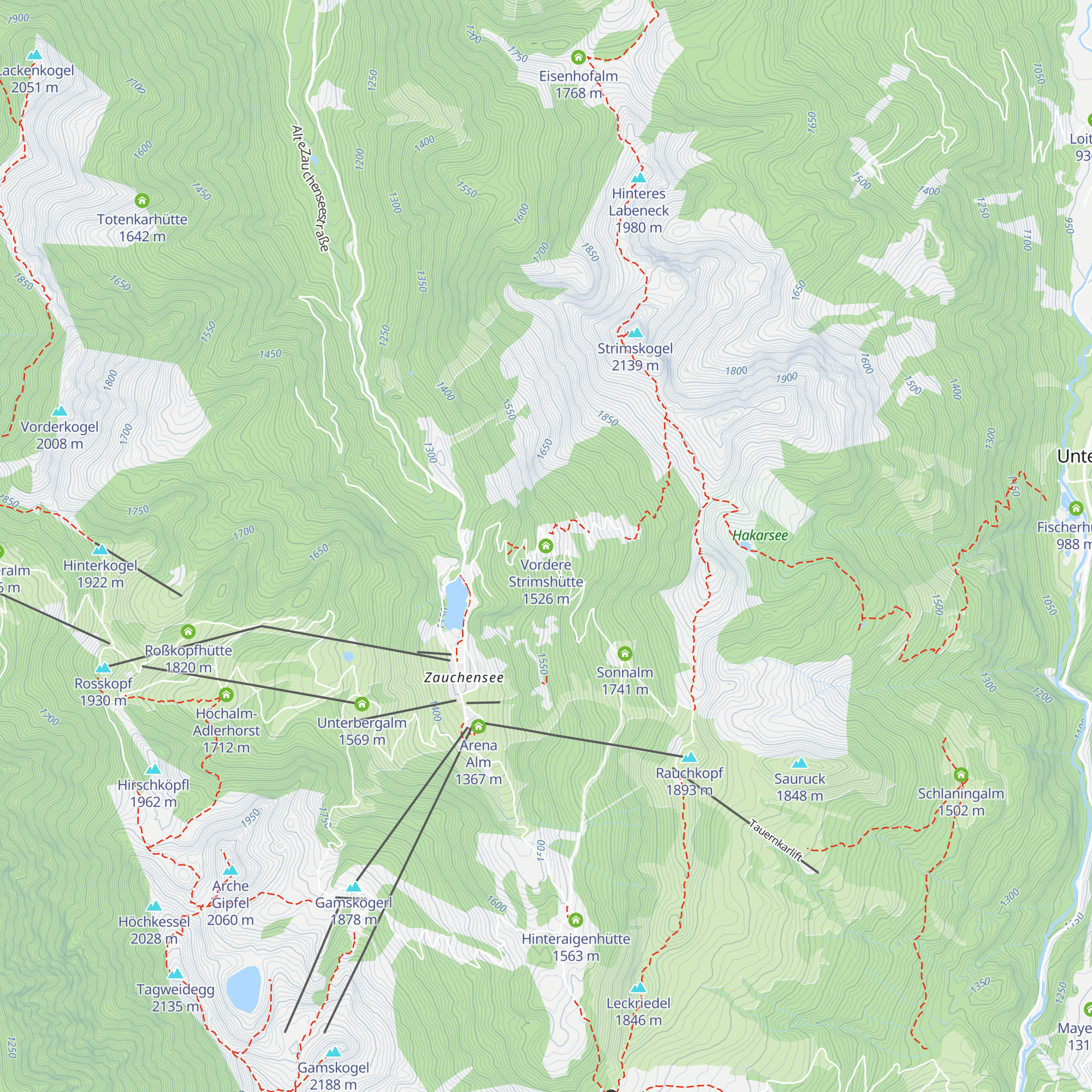 Vordere Strimshütte map