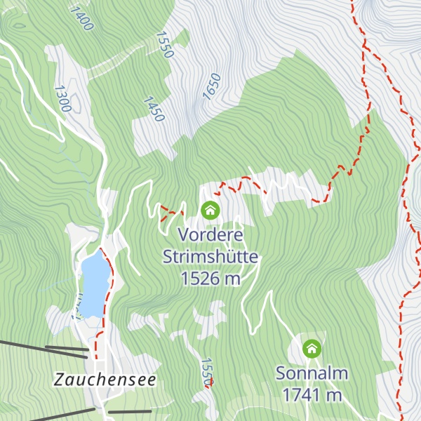 Map of Vordere Strimshütte
