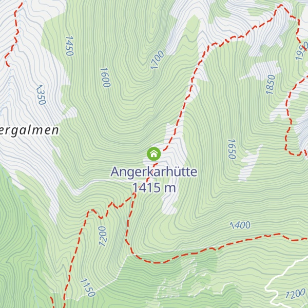 Map of Angerkarhütte