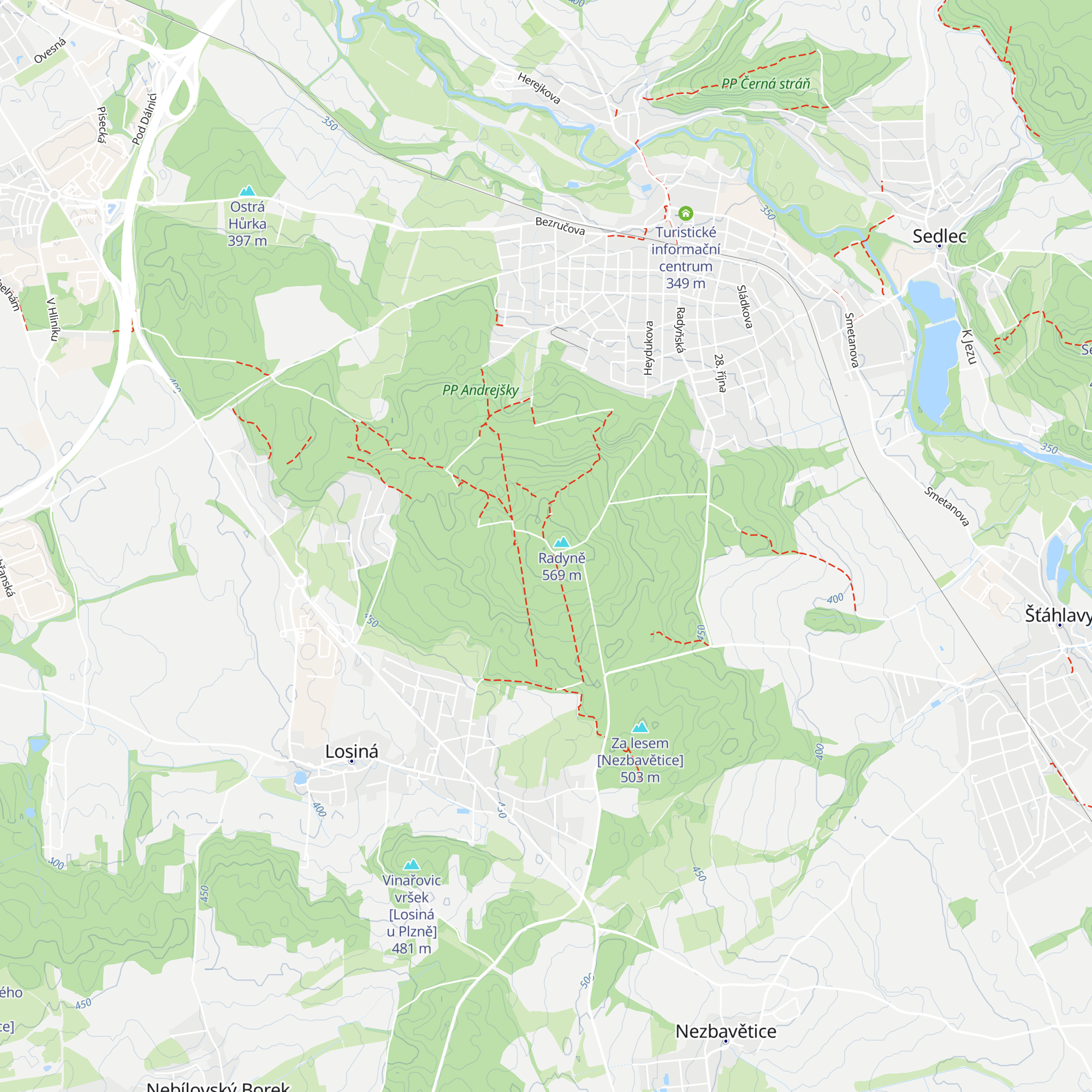 Centrum služeb pro turisty map