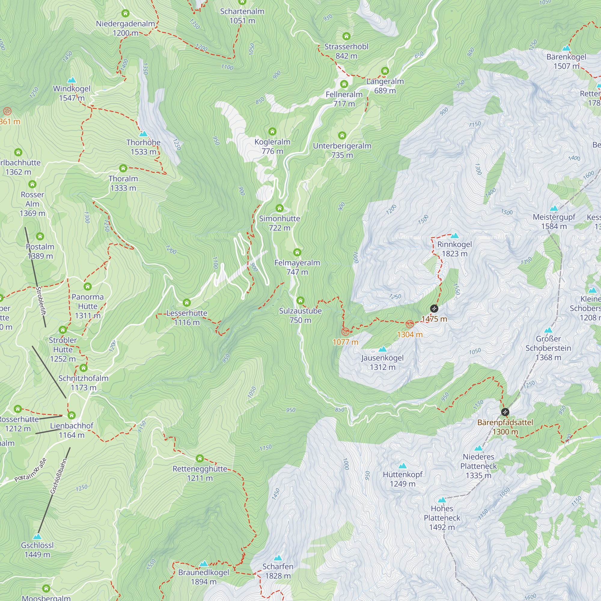 Sulzaustube map