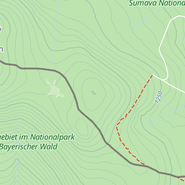 Map of Špičník