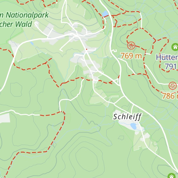 Map of Hüttenschlag