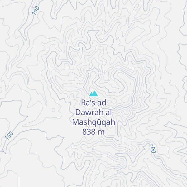 Map of Ra’s ad Dawrah al Mashqūqah