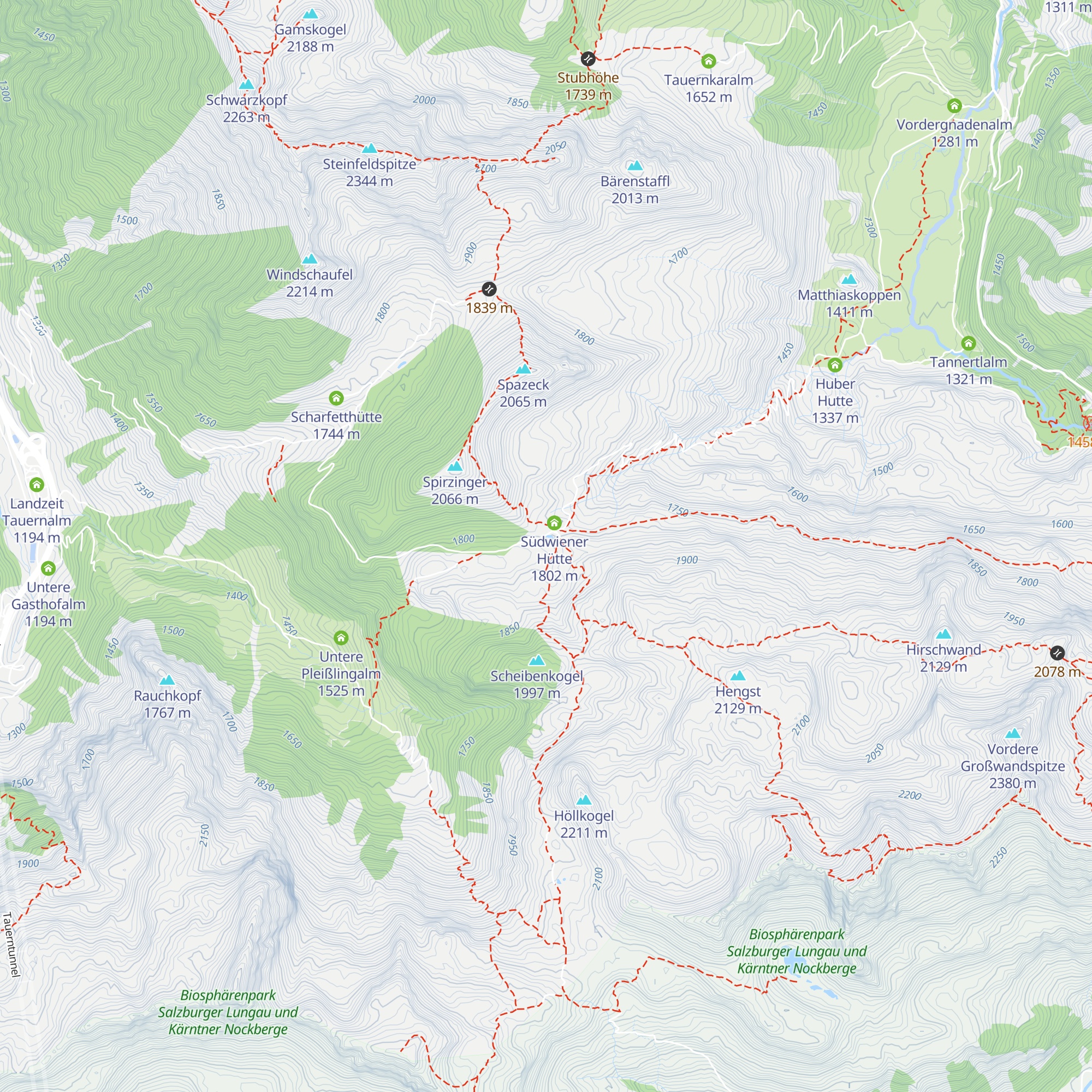 Obere Pleißlingalm map