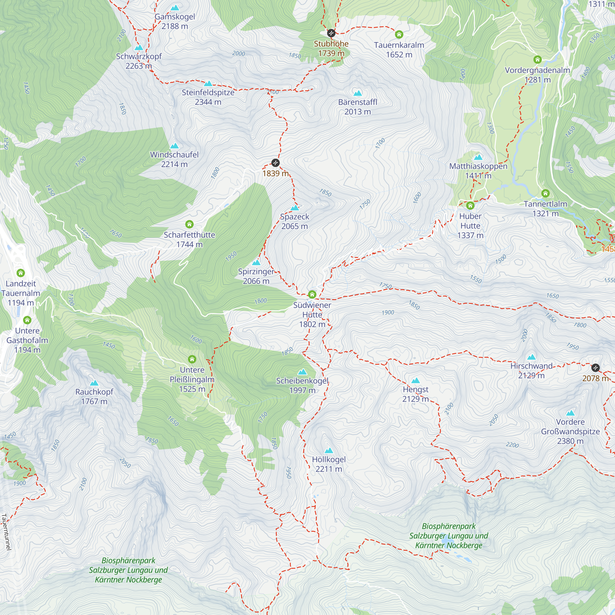 Obere Pleißlingalm map
