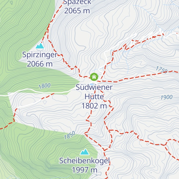 Map of Obere Pleißlingalm