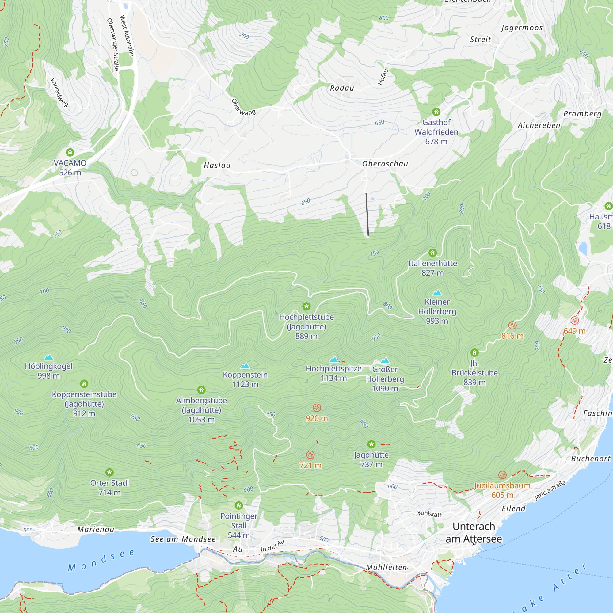 Hochplettstube (Jagdhütte) map