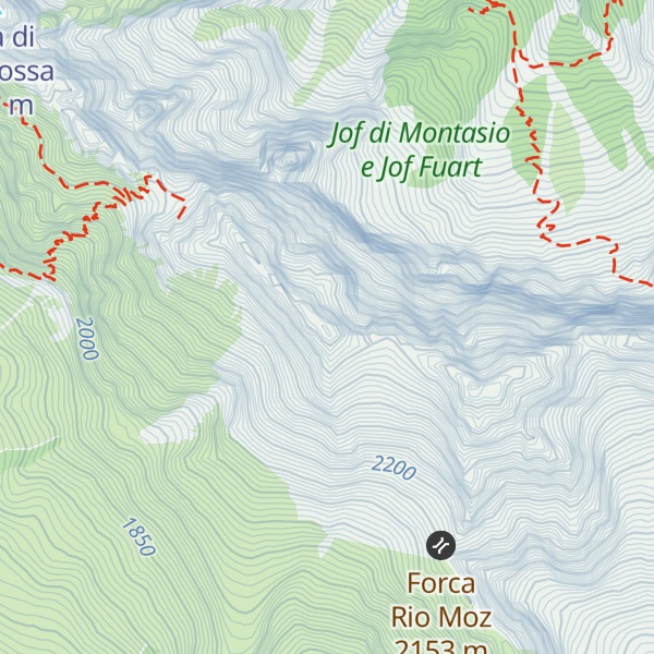 Map of Bivacco Luca Vuerich