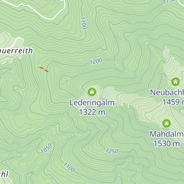 Map of Lederingalm