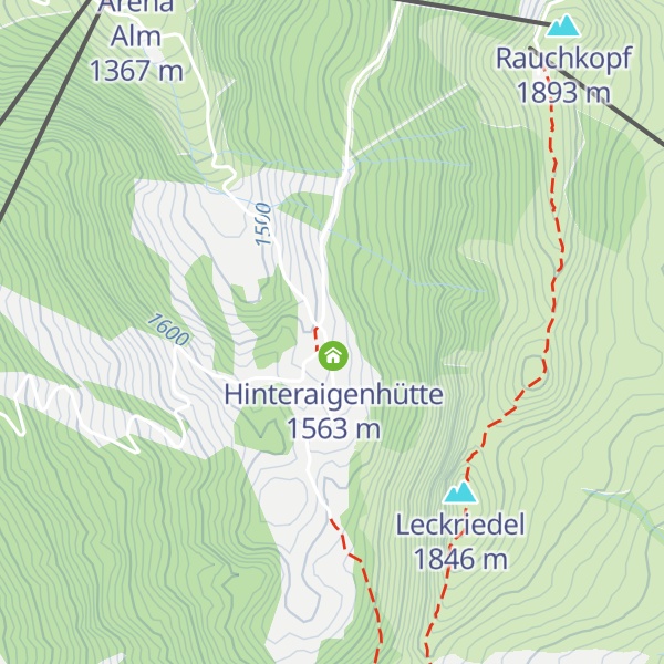 Map of Dechantshütte