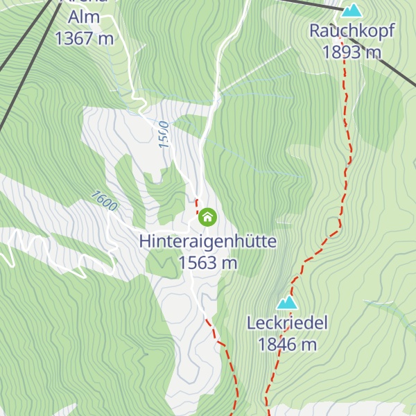 Map of Taxerhütte