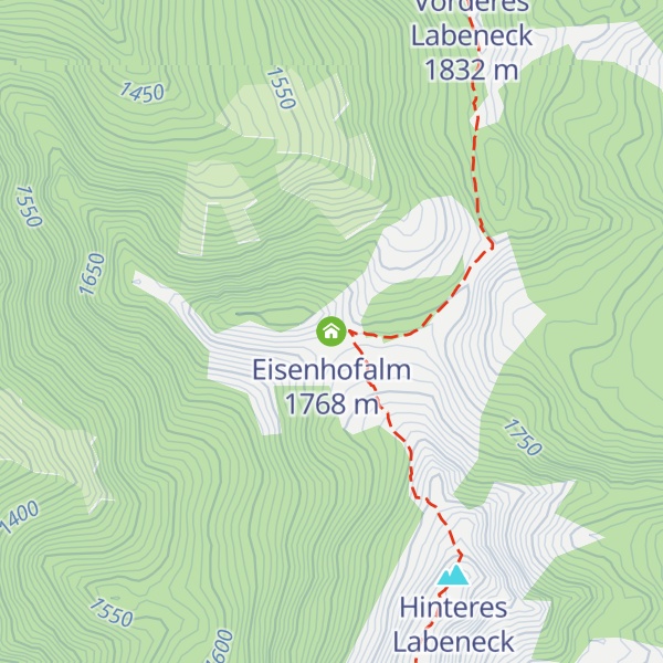 Map of Eisenhofalm