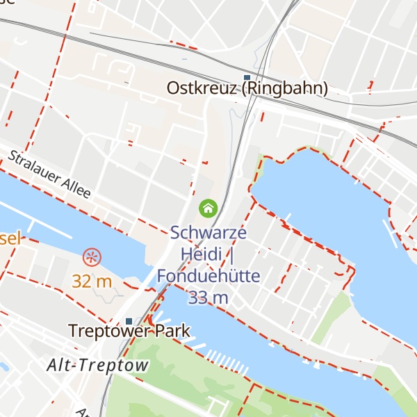 Map of Schwarze Heidi | Fonduehütte