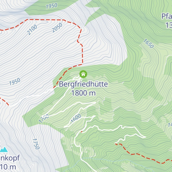Map of Gamperhütte