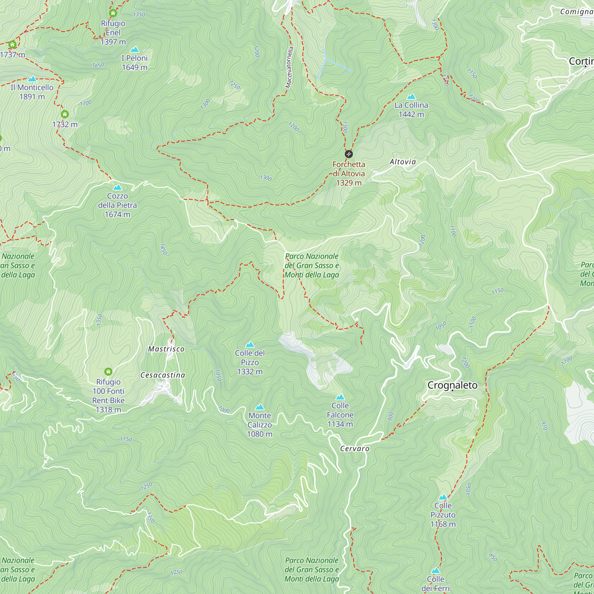Casetta dei Pastori map