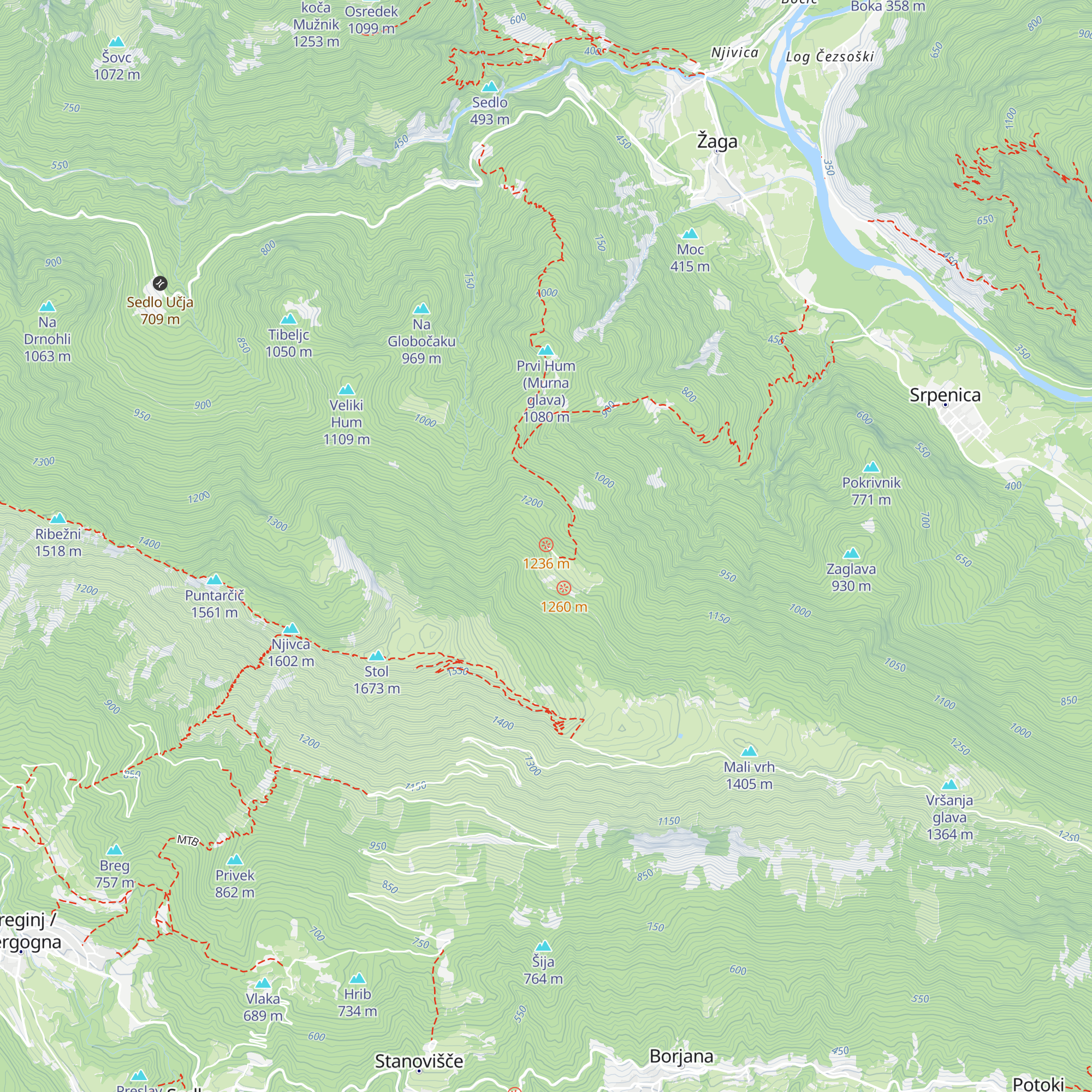Lovska koča Stari Hrami map