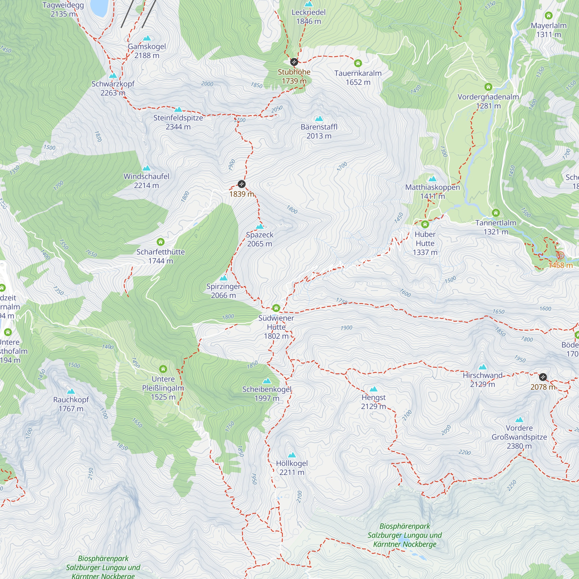 Hödhütte map