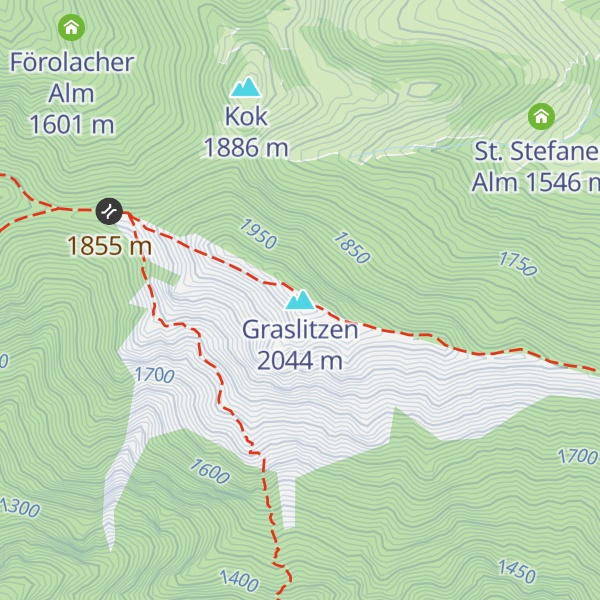 Map of Graslitzen
