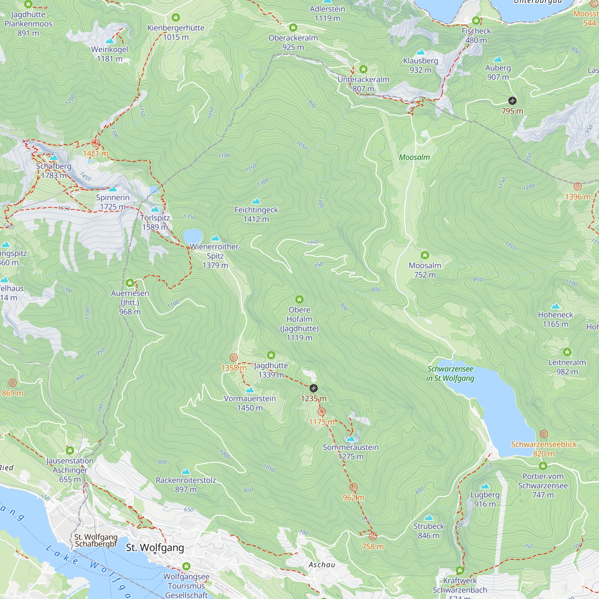 Obere Hofalm (Jagdhütte) map