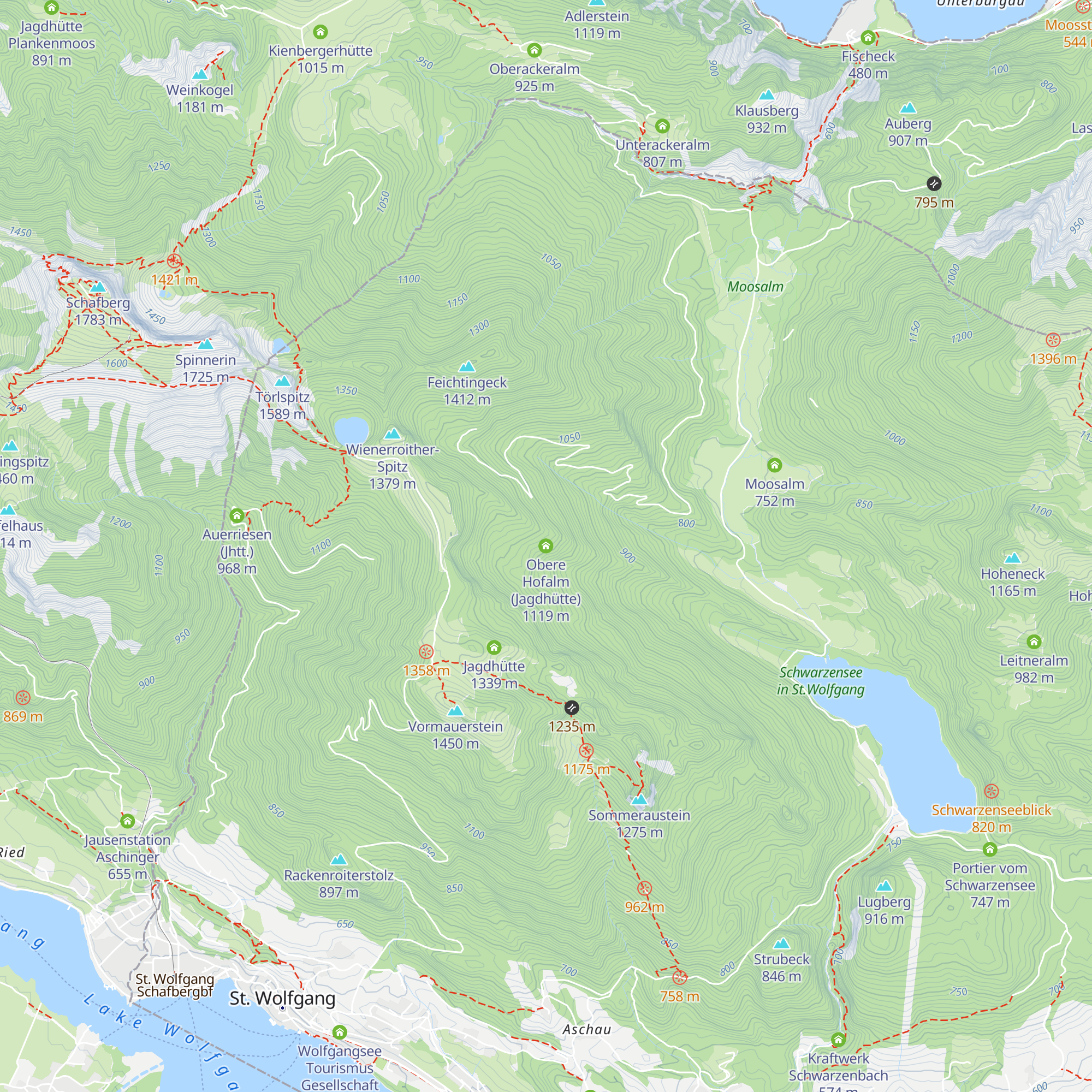 Obere Hofalm (Jagdhütte) map