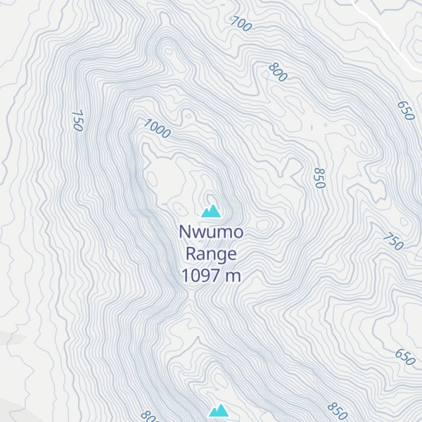 Map of Nwumo Range