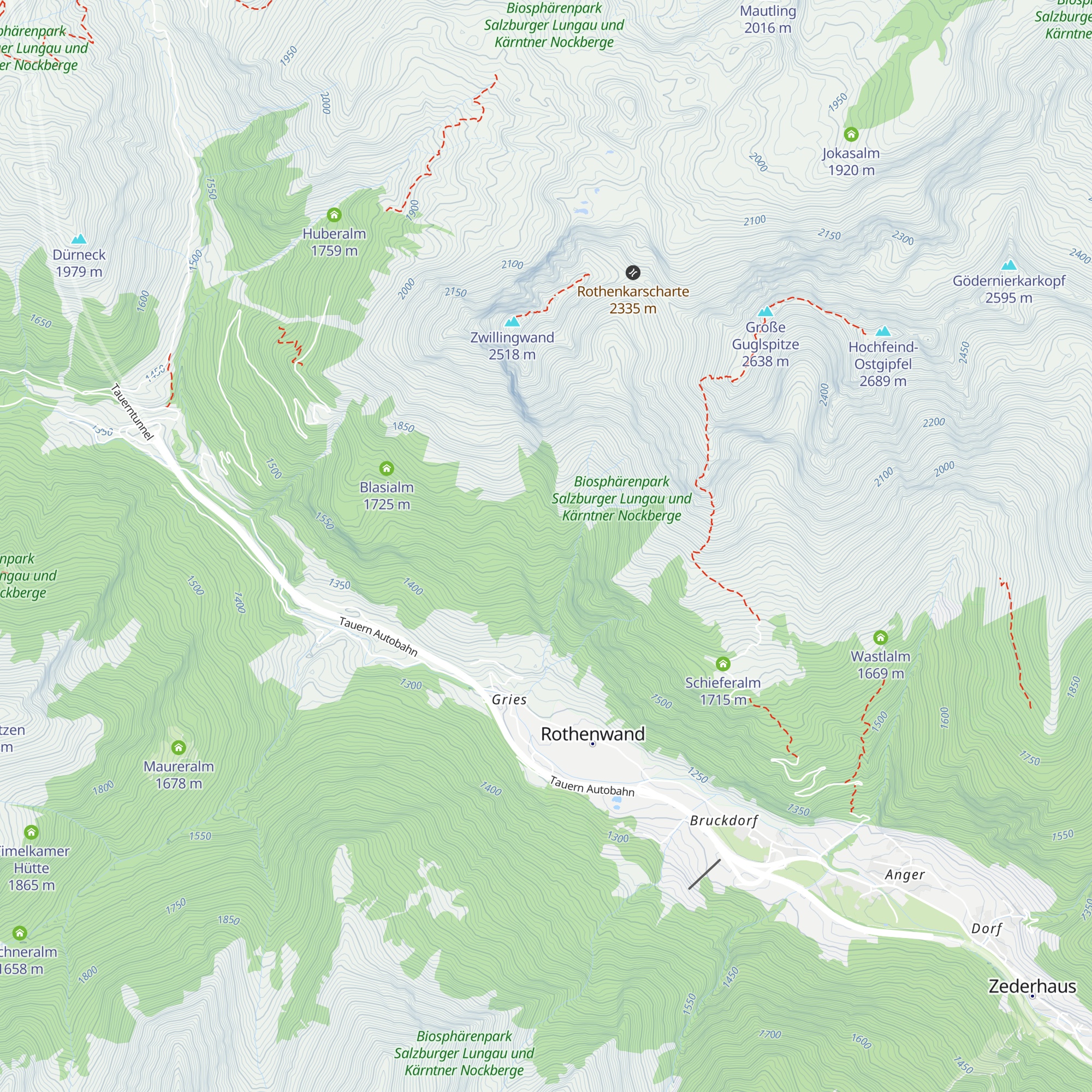 Pleißnitzeralm map