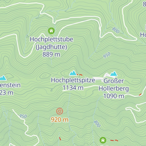 Map of Hochplettspitze