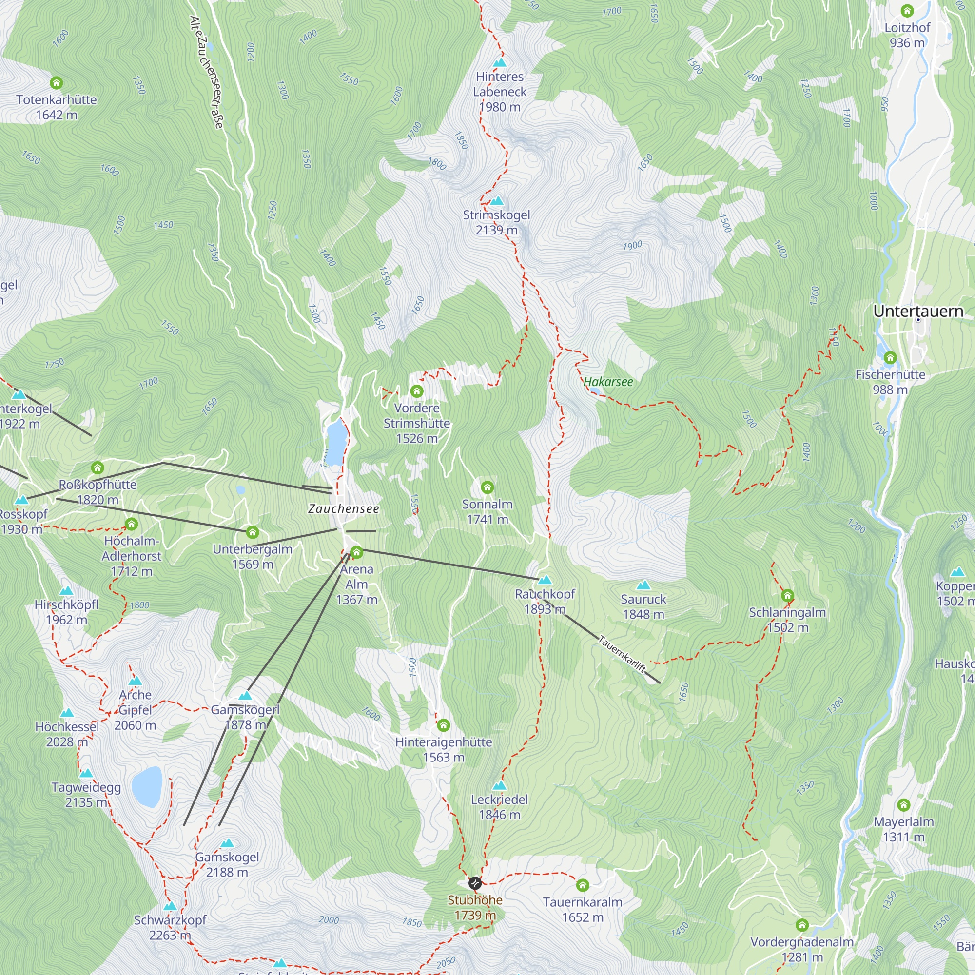 Sonnalm map