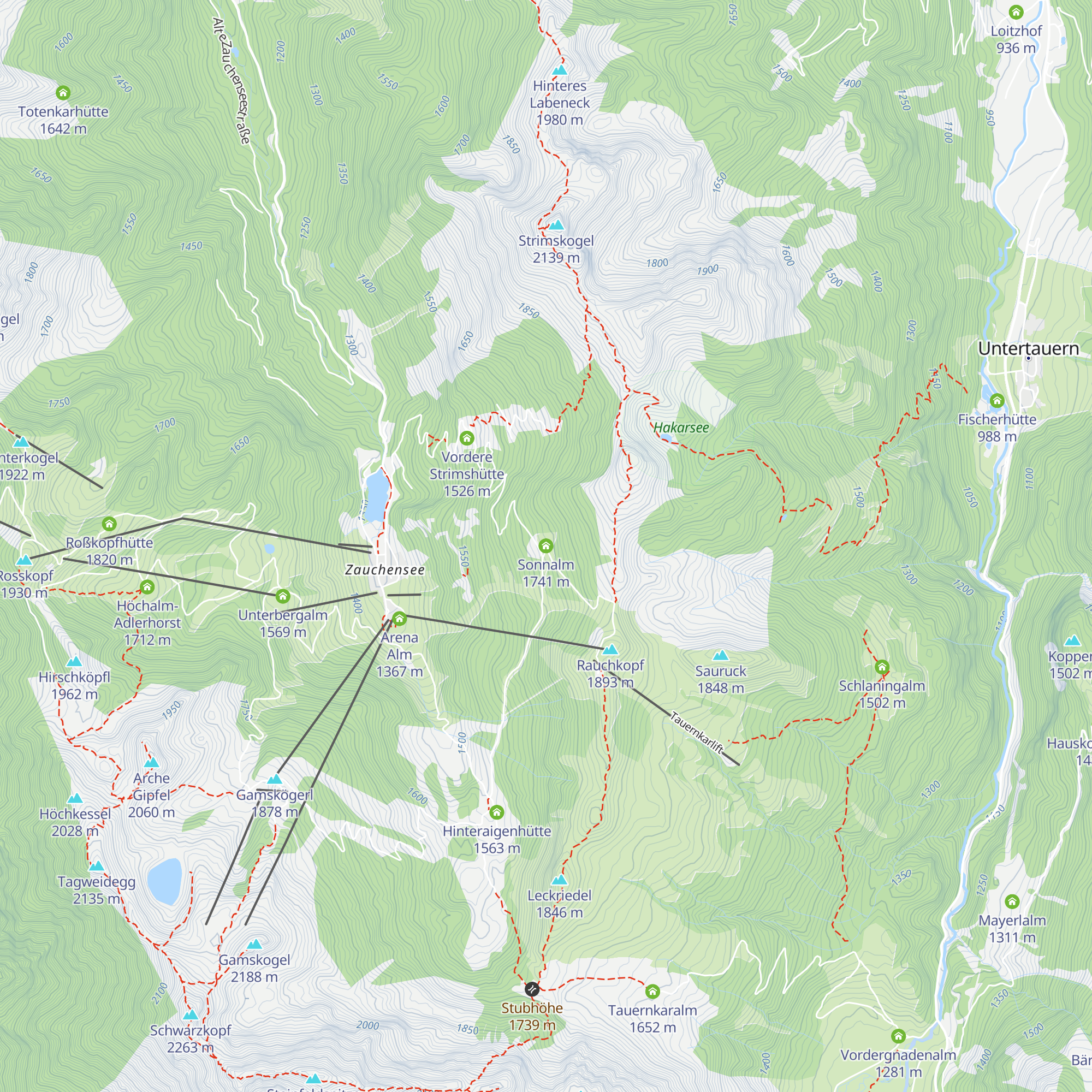 Sonnalm map