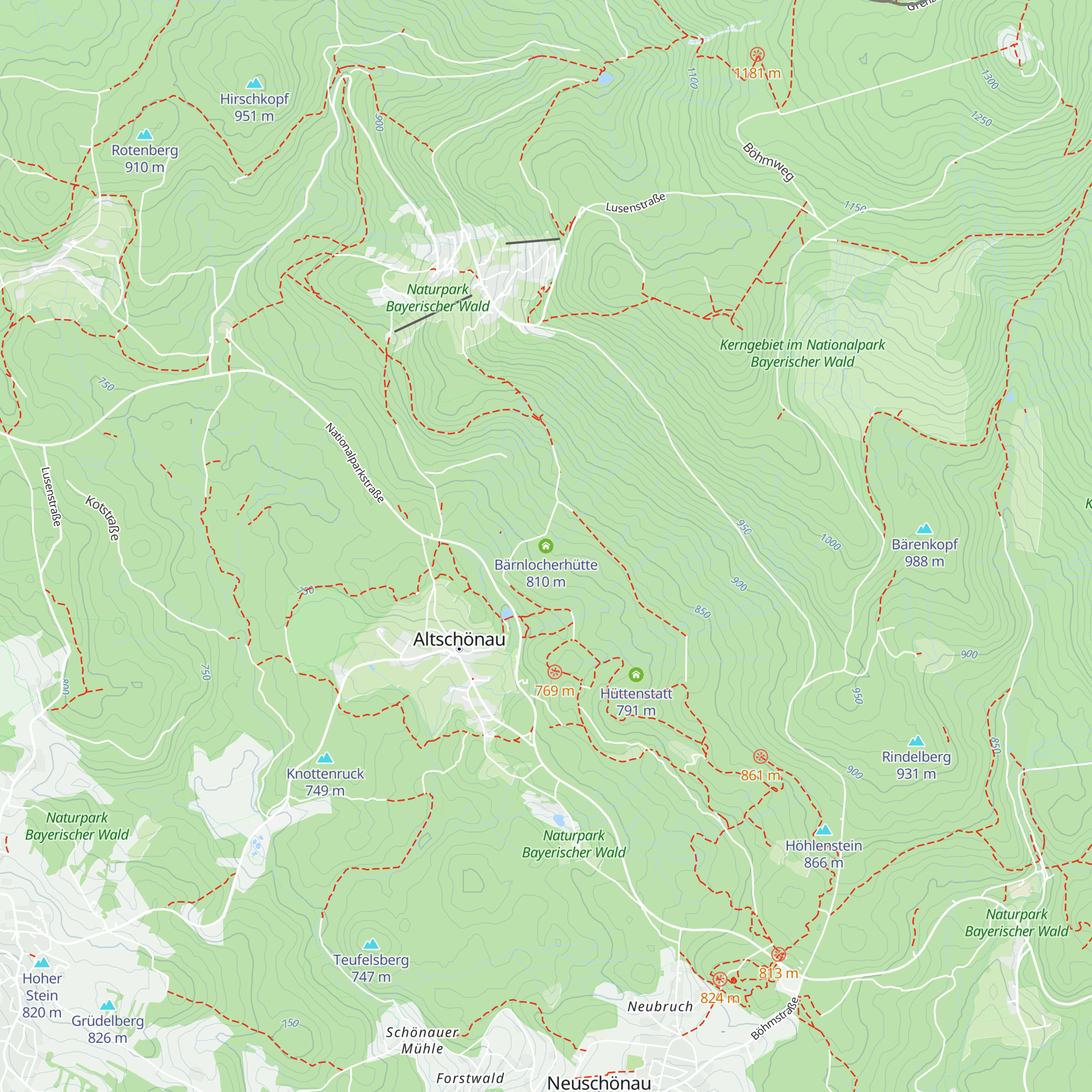 Bärnlocherhütte map