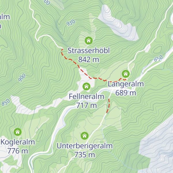 Map of Fellneralm