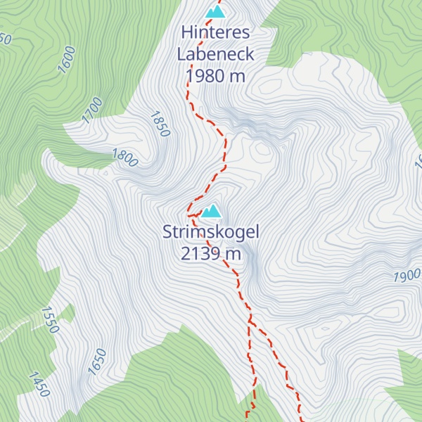 Map of Strimskogel
