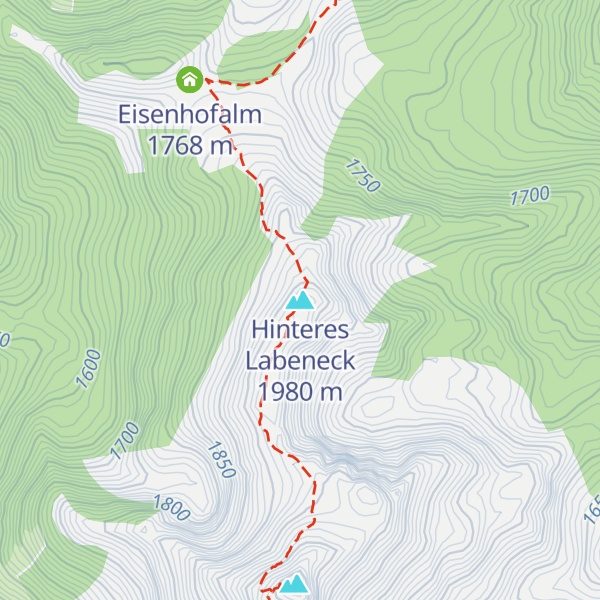 Map of Hinteres Labeneck
