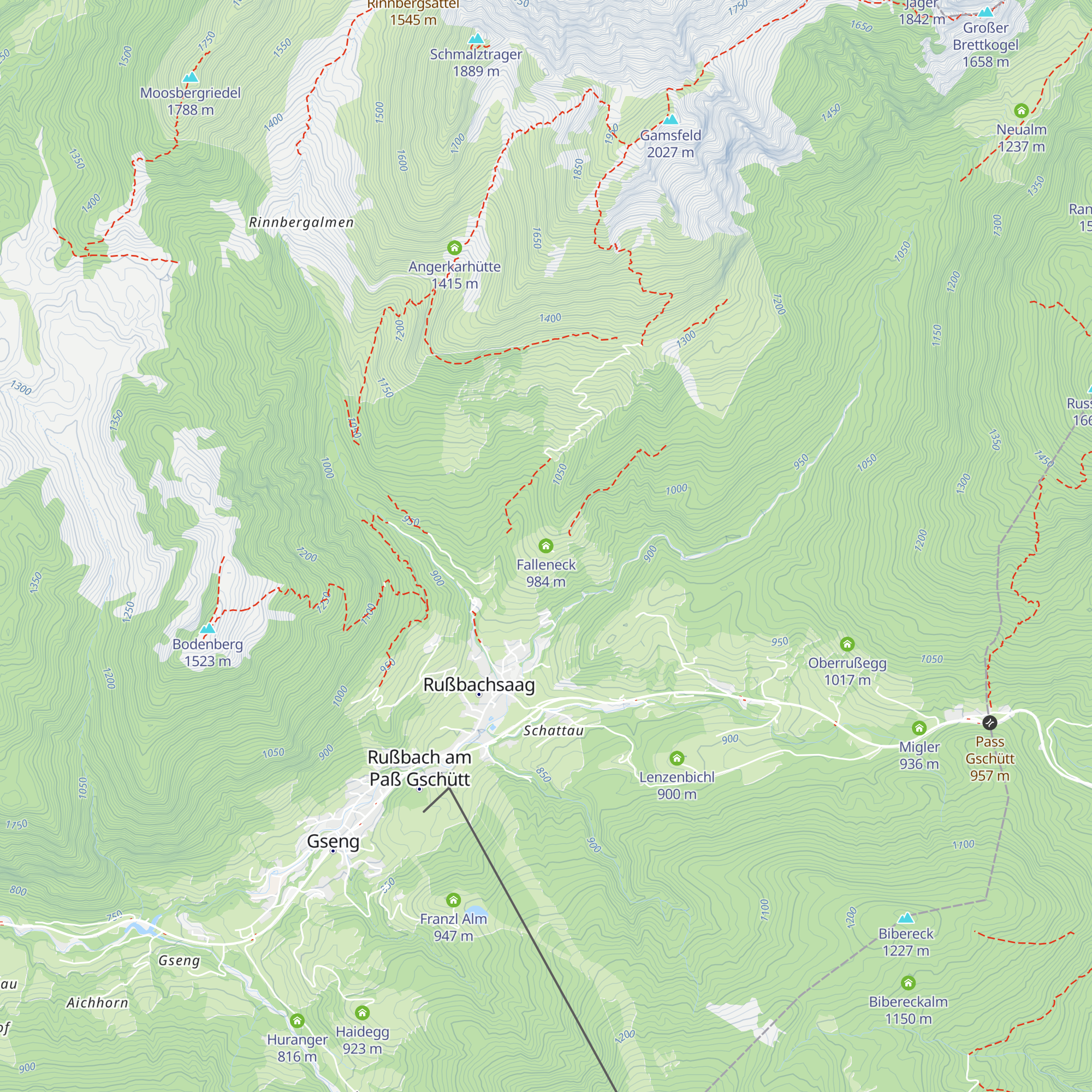 Falleneck map