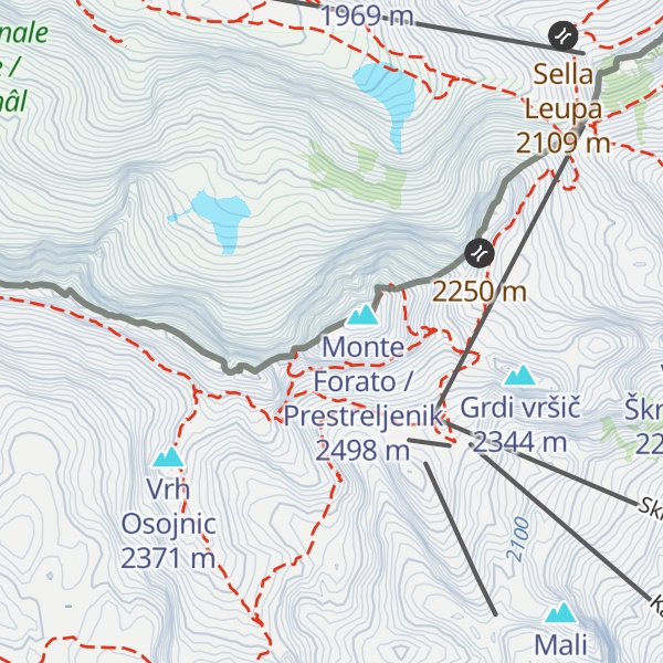 Map of Torre del Forato
