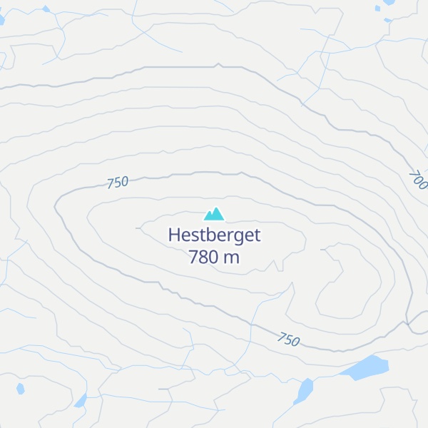 Map of Hestberget