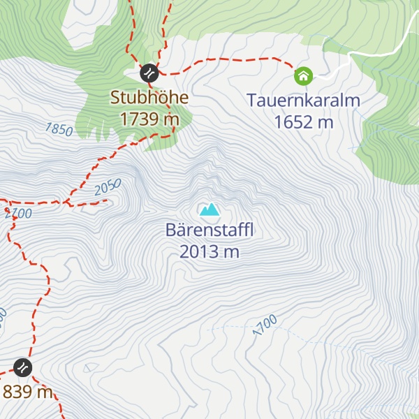 Map of Bärenstaffl