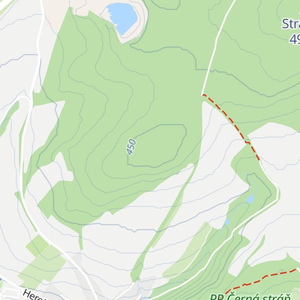 Map of Na Kocandě [Starý Plzenec]