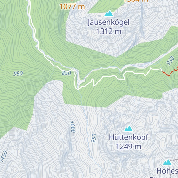 Map of Kammersbachhütte (Jhtt.)