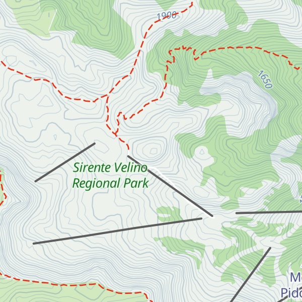 Map of Monte delle Lenzuola
