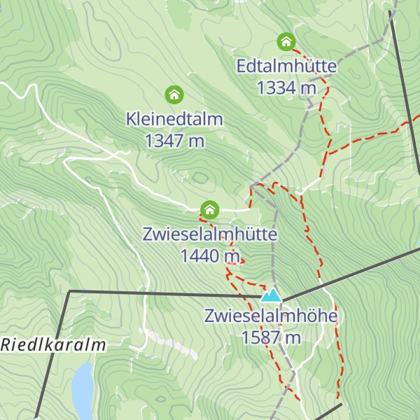Map of Zwieselalmhütte
