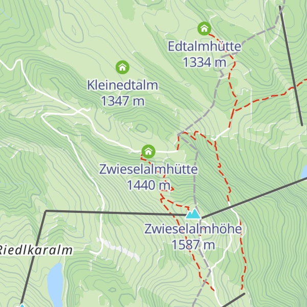 Map of Zwieselalm